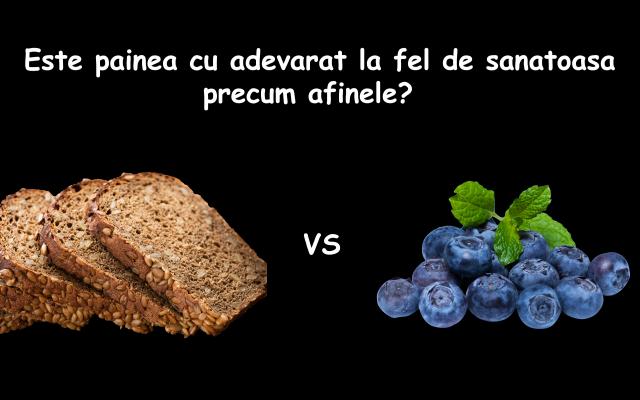 Poză  Este pâinea cu adevărat la fel de sănătoasă precum afinele?