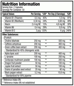 Imagine produs SUPER Hardcore Hydroxycut 100caps