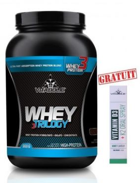 Imagine produs Whey Trilogy Standard 900g + Oral Spray Vitamin