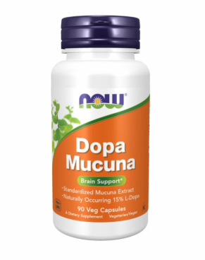 Imagine produs NOW Foods DOPA Mucuna - 90 veg caps
