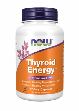 Imagine produs NOW Foods Thyroid Energy - 90 veg caps