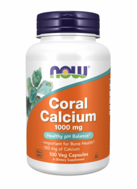 Imagine produs NOW Foods Coral Calcium 1000 mg - 100 veg caps