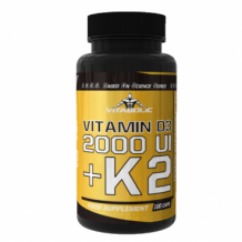 Poză Vitamin D3 + K2 100 tabs