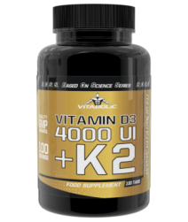 Poză Vitamin D3 4000 UI + K2 100 tab