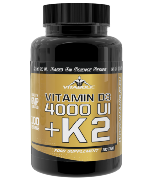Imagine produs Vitamin D3 4000 UI + K2 100 tab